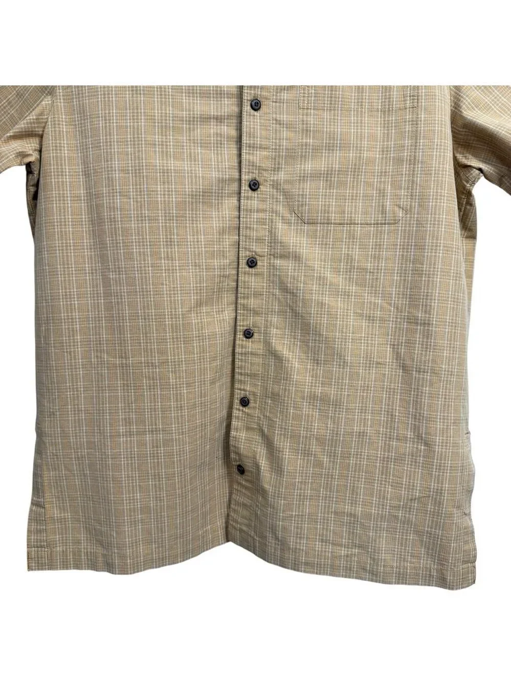 5.11 Tactical Button-Up Shirt Size M Tan Plaid